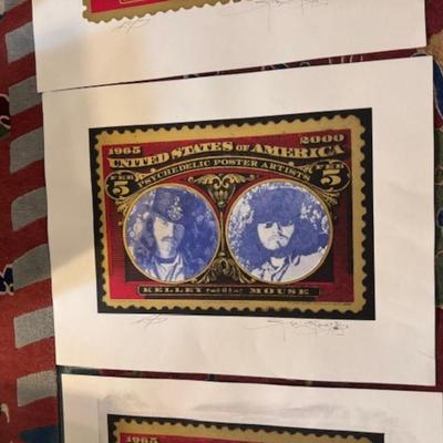 Framed Progress posters all signed 6 total posters