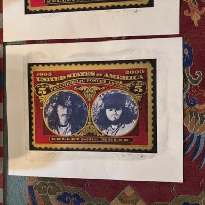 Framed Progress posters all signed 6 total posters