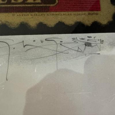 Framed Progress posters all signed 6 total posters