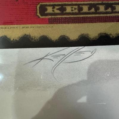 Framed Progress posters all signed 6 total posters