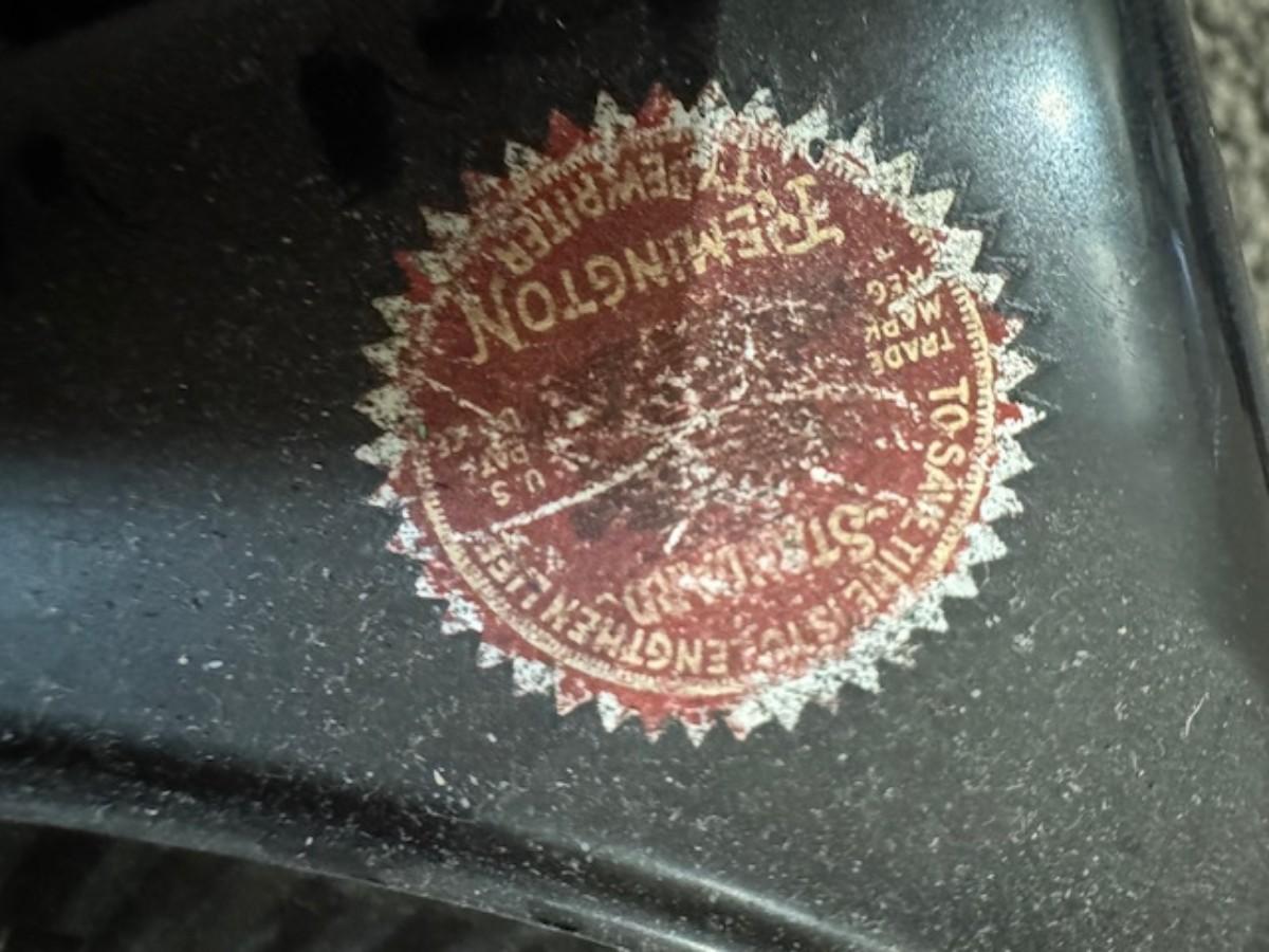 Sale Photo Thumbnail #185: Not sure if it works.
13" x 12" x 4" - is the size of the case that surrounds the typewriter.