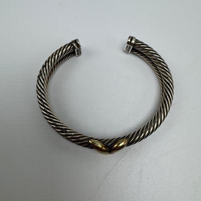 David Yurman Sterling Bracelets, including 18K (K-TF)
