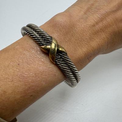 David Yurman Sterling Bracelets, including 18K (K-TF)