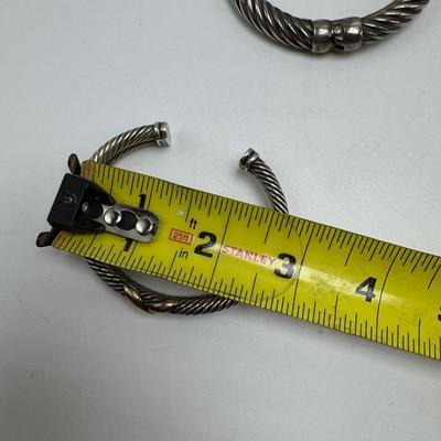 David Yurman Sterling Bracelets, including 18K (K-TF)