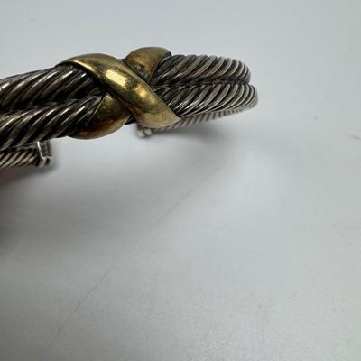 David Yurman Sterling Bracelets, including 18K (K-TF)