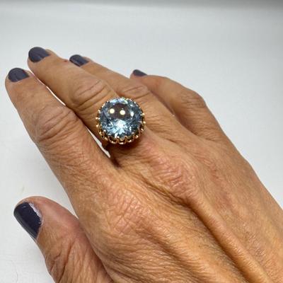 Topaz 14K Ring (K-TF)