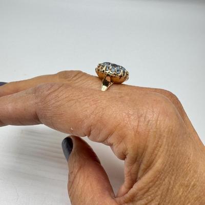 Topaz 14K Ring (K-TF)