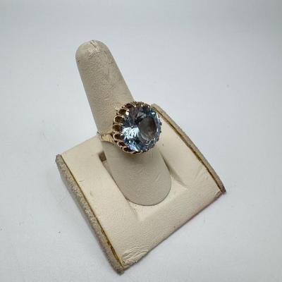 Topaz 14K Ring (K-TF)