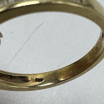 Triple Stacked 14K Diamond Rings (K-TF)