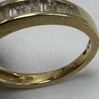 Triple Stacked 14K Diamond Rings (K-TF)