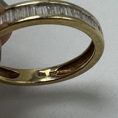 Triple Stacked 14K Diamond Rings (K-TF)