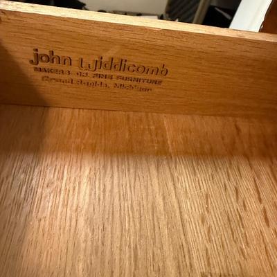 John Widdicomb Louis XV Style Tooled Leather Insert Desk (O-MG)