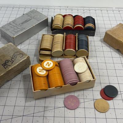 Various POKER CHIPS
