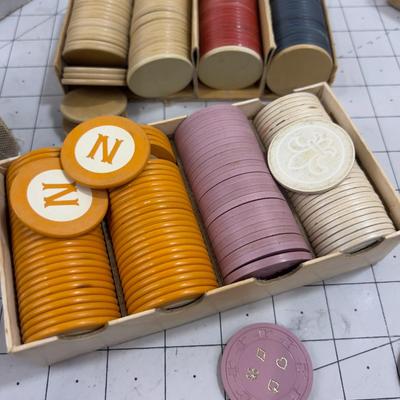 Various POKER CHIPS