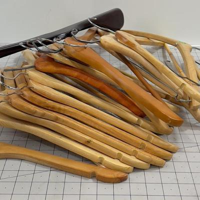 Wood Hanger Lot
