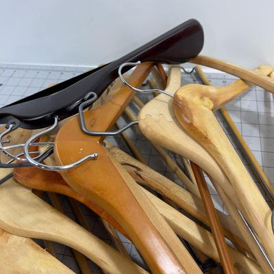 Wood Hanger Lot