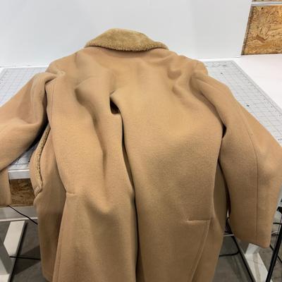 All Wool, Might Mack Wool Overcoat, Camel Color