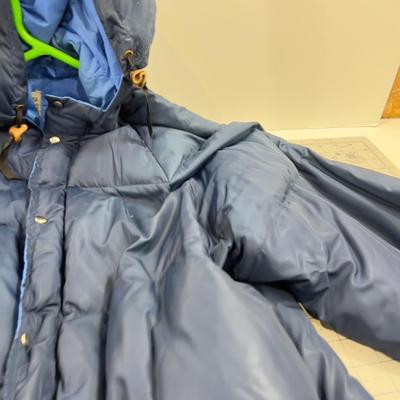 SIERA Design Vintage Down Puffer, Blue