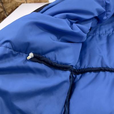 SIERA Design Vintage Down Puffer, Blue