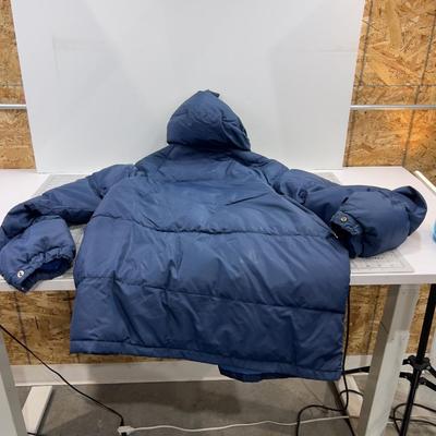 SIERA Design Vintage Down Puffer, Blue