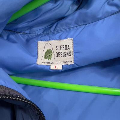 SIERA Design Vintage Down Puffer, Blue