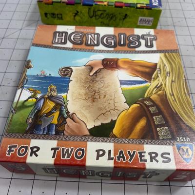 2 Games: UBONGO and HENGIST- Need 2 Player Games