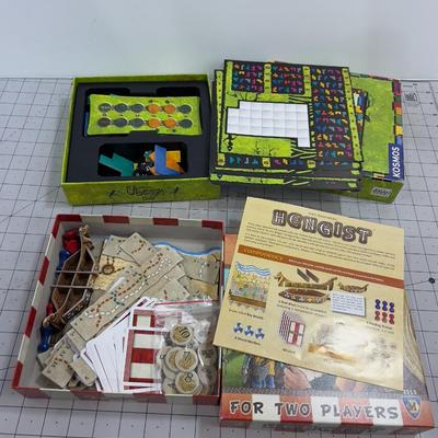 2 Games: UBONGO and HENGIST- Need 2 Player Games