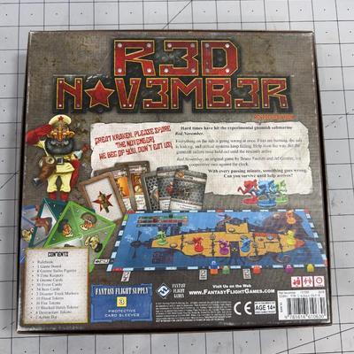 RED NOVEMBER Game, Seems NEW or UNPLAYED