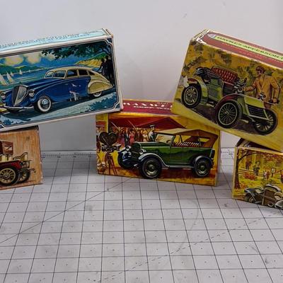 Avon Collectible Cologne Bottles 5 Cars