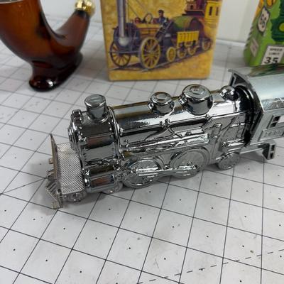 Avon Collectible Cologne Bottles : Train, Stage Coach, Etc.