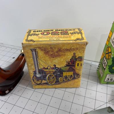 Avon Collectible Cologne Bottles : Train, Stage Coach, Etc.