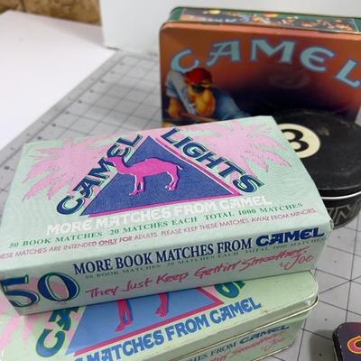 Collectible SMOKING CAMEL TINS