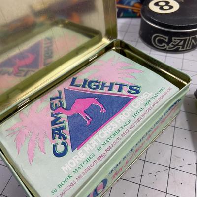 Collectible SMOKING CAMEL TINS