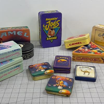 Collectible SMOKING CAMEL TINS