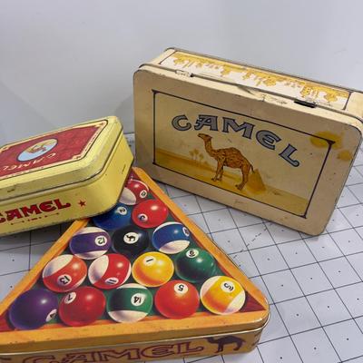 Collectible SMOKING CAMEL TINS