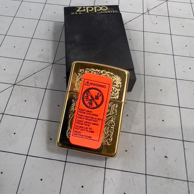 Collectible ZIPPO LIGHTER - CAMEL Brass Never been Used.