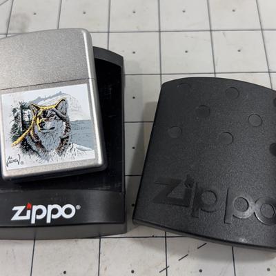 Collectible ZIPPO LIGHTER -  Wolf.