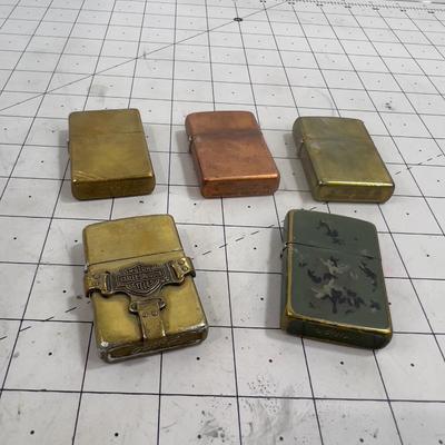 Collectible ZIPPO LIGHTERS - (5)