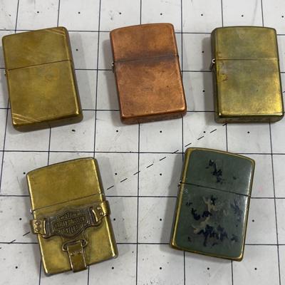 Collectible ZIPPO LIGHTERS - (5)