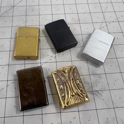 (5) Zippo STYLE Lighters but not Zippo