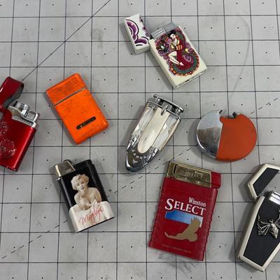 Mixed lot of Butane Lighters.