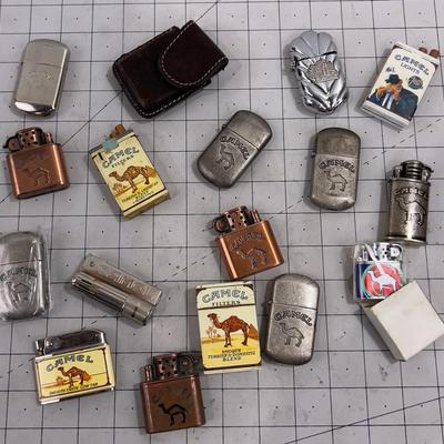 Super Lot of Camel Lighters - OMG!!