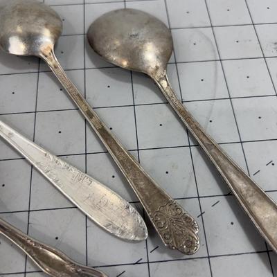 Silver Plated Spoons