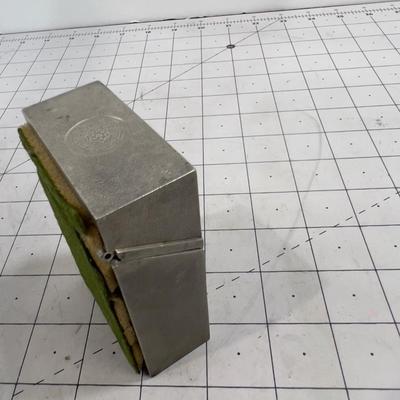 Pewter Cigarette Case,  Antique German