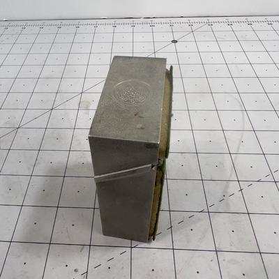 Pewter Cigarette Case,  Antique German