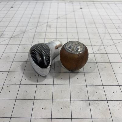 2 Vintage Automobile Gear Shift Knobs