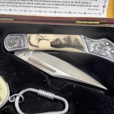 MAXAM Scrimshaw Folding Knife