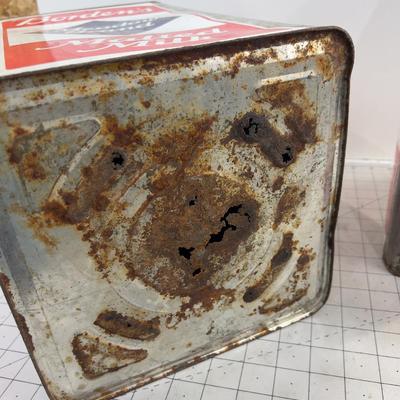 (2) BORDEN'S Meadow Brand Malted Milk Tins