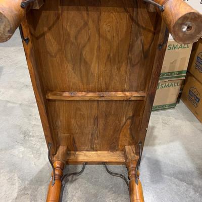 RUSTIC Coffee Table with Iron Straps