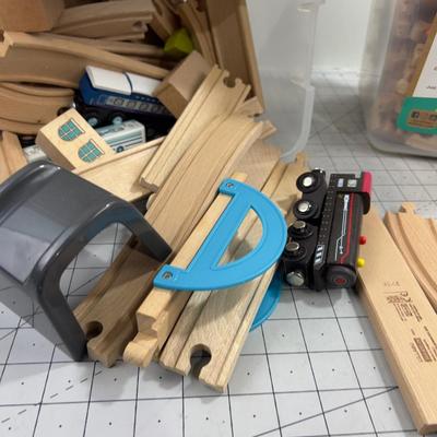 B Toys Wood and Wheels TRACK Mostly
